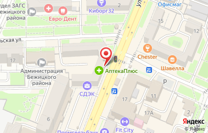 Совкомбанк в Брянске на карте