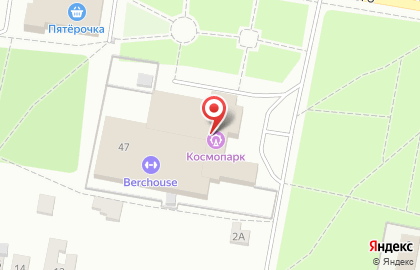 Парк развлечений Космопарк на улице Дзержинского в Орехово-Зуево на карте