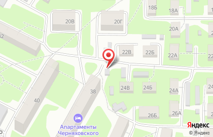 Продуктовый магазин Винком на улице Черняховского на карте