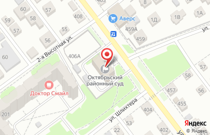 Октябрьский районный суд г. Тамбова на карте