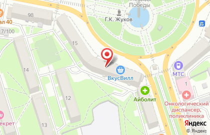 Супермаркет ДИКСИ на площади Победы на карте
