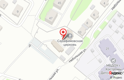 Церковь Преподобного Серафима Саровского на Малышковской улице на карте