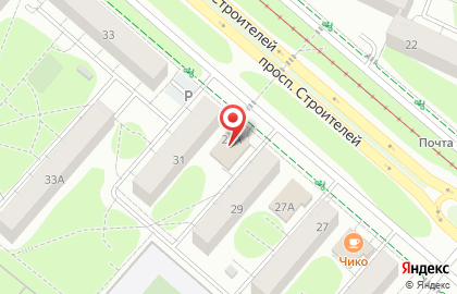 Медицинская лаборатория Гемотест на проспекте Строителей на карте