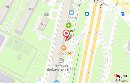 Продуктовый магазин в Санкт-Петербурге на карте