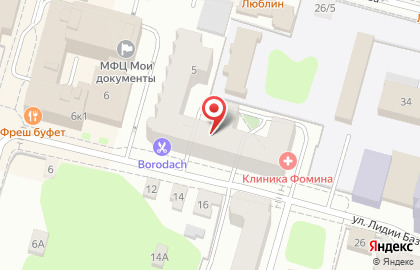 ООО Автодорсервис на улице Лидии Базановой на карте