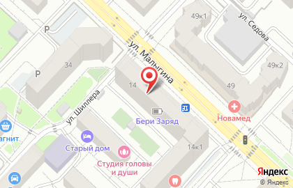 Рекламно-информационное агентство Стиль на улице Малыгина на карте