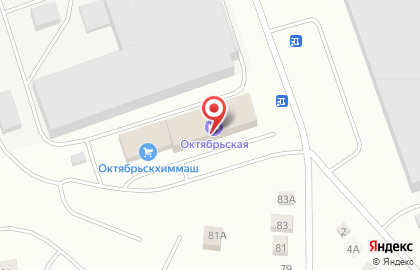 Гостиница Октябрьская в Октябрьском на карте
