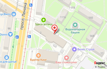 Магазин фастфудной продукции Тандырные лепешки на карте