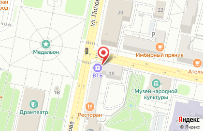 Банк ВТБ в Белгороде на карте