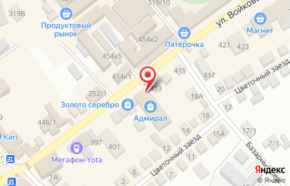 Мебельная компания Много Мебели на улице Войкова в Михайловске на карте