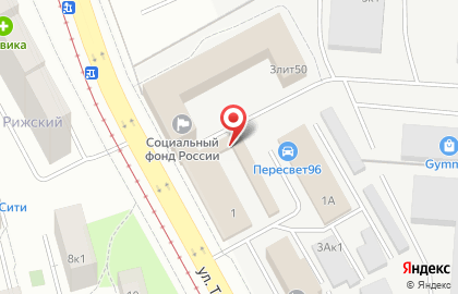 Многопрофильная компания Империя услуг в Чкаловском районе на карте