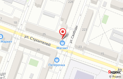 Магазин косметики и товаров для дома Семь+Я в Кировском районе на карте