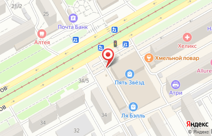 Экспресс-кофейня Bon Cappuccino на проспекте Чекистов на карте