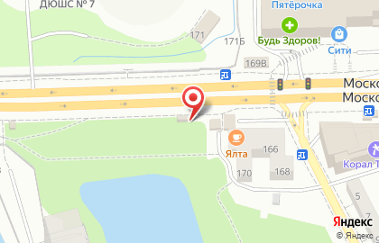 Кафе быстрого питания на Московском проспекте на карте