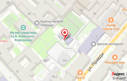 Детский сад №19 комбинированного вида в Санкт-Петербурге на карте