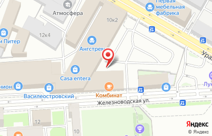 Салон напольных покрытий и дверей Олимп паркета в Василеостровском районе на карте