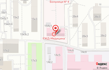 Отделенческая поликлиника на станции Москва-Курская на улице Плющева на карте