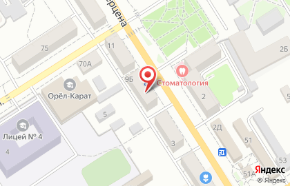 Интернет-магазин автозапчастей Avtotochka57 на карте