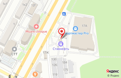 АЗС в Ставрополе на карте