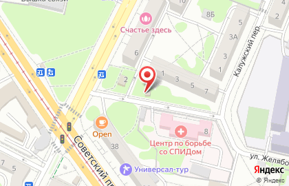 Магазин Русский хлеб в Центральном районе на карте