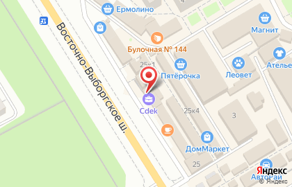 Торгово-строительная компания ДомМаркет в Санкт-Петербурге на карте