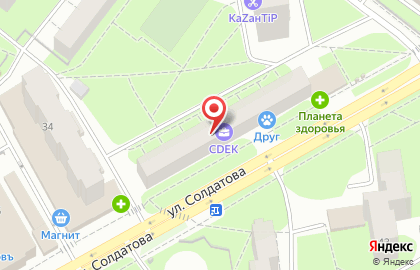 Магазин хозяйственных товаров в Свердловском районе на карте