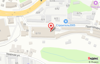 Магазин автоаксессуаров на Пригородной улице на карте