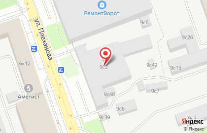 Наркологическая клиника Спасение на улице Плеханова на карте