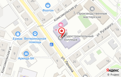 Дальневосточный Судостроительный колледж на карте