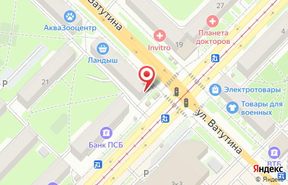 Новосибирский филиал Банкомат, ЮниКредит Банк на площади Карла Маркса на карте