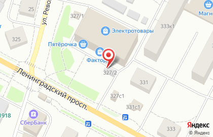 Продуктовый магазин на Ленинградском проспекте на карте