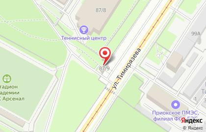 Автостоянка на проспекте Ленина, 87/9 на карте