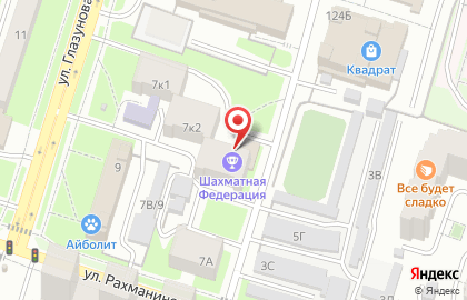 Шахматная Федерация Пензенской области на карте
