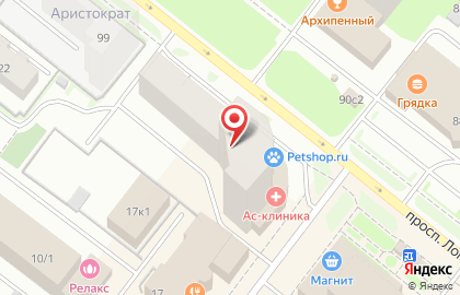 Агентство по продаже билетов и оформлению виз Flynow на проспекте Ломоносова на карте