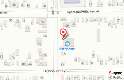 Продуктовый магазин в Ростове-на-Дону на карте