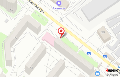 Киоск по продаже хлебобулочных изделий Орловский хлебокомбинат на Полесской улице на карте