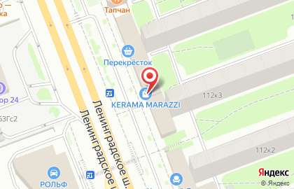 Салон плитки и сантехники Kerama Marazzi на Ленинградском шоссе на карте