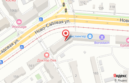 Арт-Деко на Ново-Садовой улице на карте