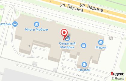 Мебельный салон Артис в Приокском районе на карте