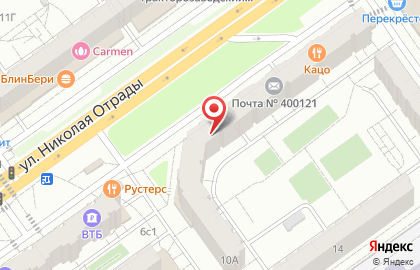Участковый пункт полиции в Тракторозаводском районе на карте
