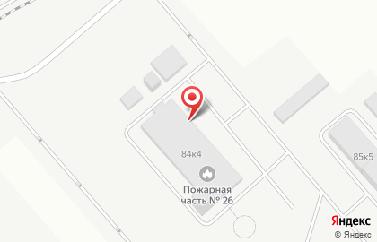 Пожарная часть №26 в Индустриальном районе на карте
