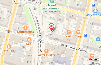 Магазин чулок на карте