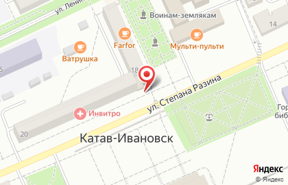 EKG на улице Степана Разина на карте