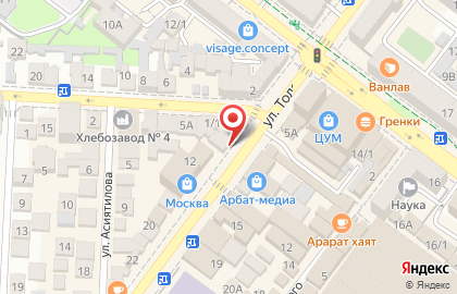 Магазин мужской и детской одежды Badu в Советском районе на карте