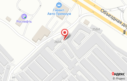 На Объездной на карте