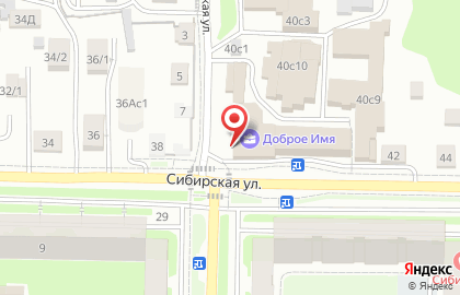 Клуб спортивных единоборств Фанат на Сибирской улице на карте