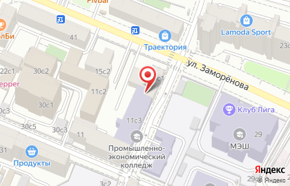 Московская Городская Служба Недвижимости на переулке Большой Трехгорный на карте
