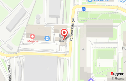 Московская Юридическая и Риэлторская Компания, ООО на Успенской улице на карте