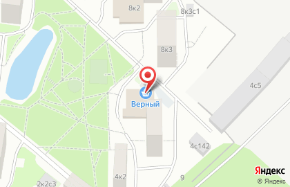 Универсам Верный в Москве на карте