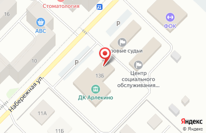 Кафе Таис на Набережной улице на карте